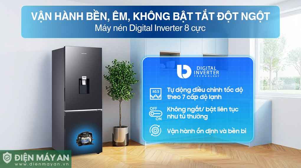 Tủ lạnh Samsung Inverter 307 lít RB30N4190B1/SV